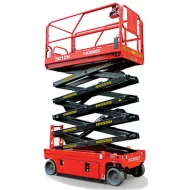 Ножничный подъёмник Noblelift SC10HN, грузоподъемность 230 кг, рабочая высота 10 м, размер платформы 2.27×0.81 м