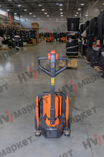 Тележка самоходная Noblelift PTE20NPro 2000 кг, 540x1150 мм, двойные ролики 80x70, литиевая батарея 48V/20Ah, с зарядным устройством 9A, контроллер Curtis, грузоподъемность 1500 кг