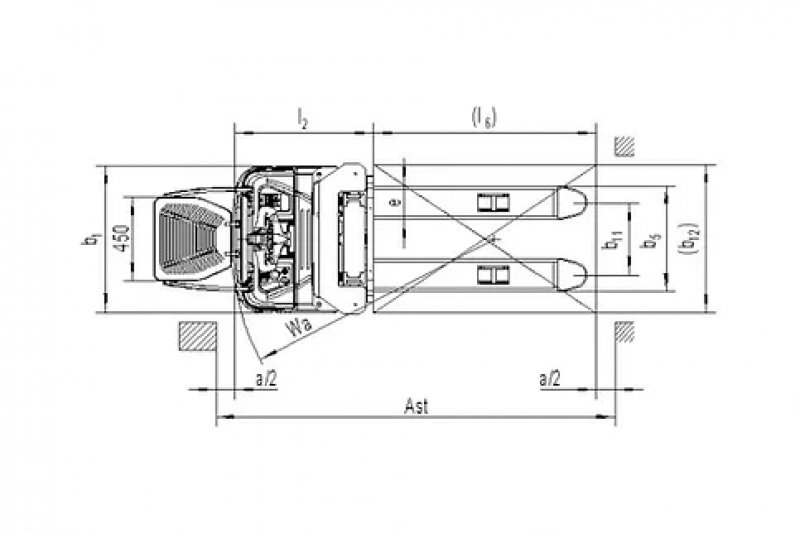 Акция Noblelift Самоходный штабелер PS16N, TX FFL 4600мм, 270В, PIN, EPS. (2023г.), год выпуска 2023, тип техники Электроштабелер