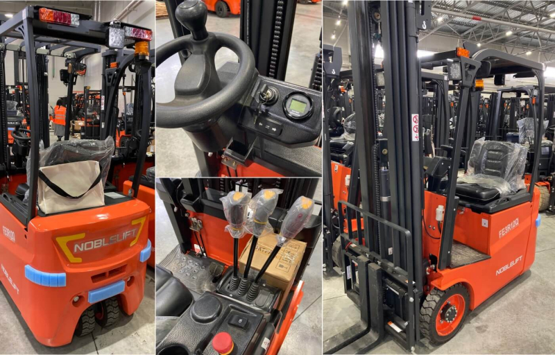 Акция Noblelift Погрузчик электрический трехопорный FE3R12Q TX FFL 5000mm, 210A. (2023г.), год выпуска 2023, тип техники электропогрузчики