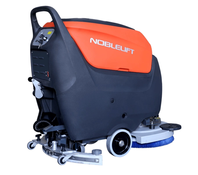 Толкательные поломойки Noblelift Поломоечная машина NB530 (АКБ Литий 60Ач), объем бака для чистой воды 50 л, площадь уборки макс 1800 м2, время работы 4 ч