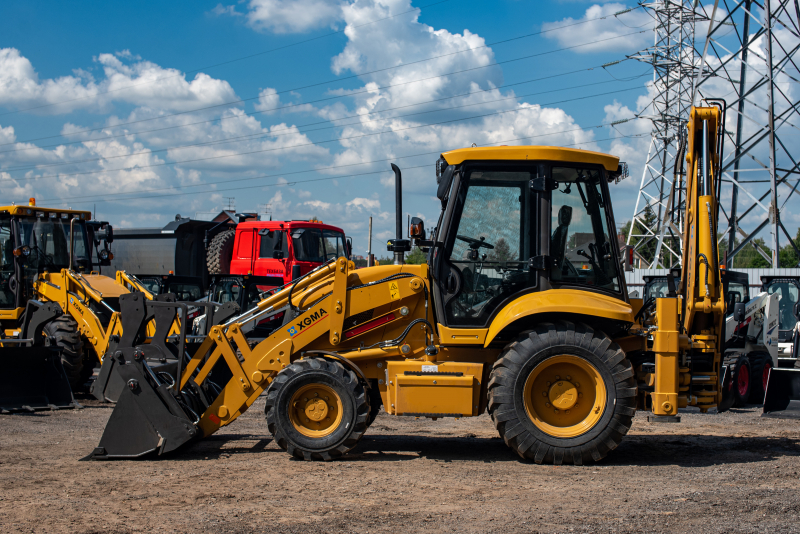 Экскаватор-погрузчик XGMA XG765N (FR), мощность двигателя 101 л.с., эксплуатационная масса 9 120