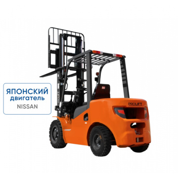 Бензиновый погрузчик PROLIFT CPQD25-RCK2-ZSM480-SS, двигатель Nissan K21, грузоподъемность 2500 кг