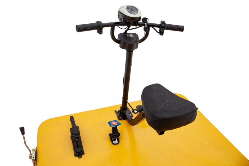 Платформенная тележка электрическая СКЛАД RUTRIKE 23229, грузоподъемность 800 кг