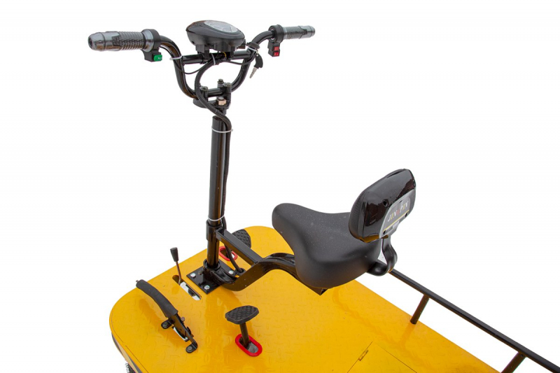 Платформенная тележка электрическая СКЛАД RUTRIKE 25221, грузоподъемность 700 кг