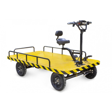 Платформенная тележка электрическая СКЛАД RUTRIKE 21705, грузоподъемность 800 кг