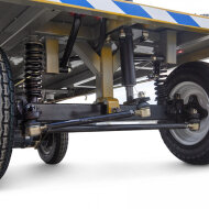 Платформенная тележка электрическая СКЛАД RUTRIKE 24714, грузоподъемность 800 кг