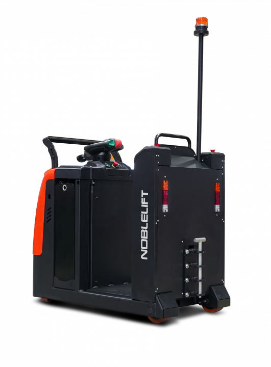 Самоходный Тягач для склада/производства Noblelift T30N (EPS, Battery side extraction, Rubber drive tire, Pin Code, Safety light (Blue ray), Beacon), грузоподъемность 3000 кг, тип питания АКБ, напряжение 24 В