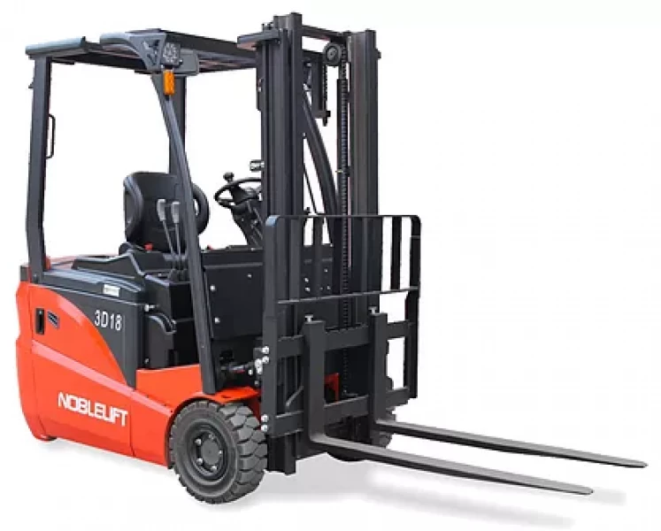 Электрический вилочный погрузчик Noblelift FE3D16N Triplex mast (Свинц-кислот 560Ач, FFL, В-5500мм), высота подъема 5500 мм, грузоподъемность 1600 кг, ширина вил 100 мм