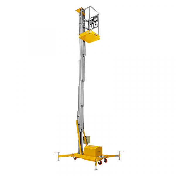 Подъемник мачтовый несамоходный SMARTLIFT 81-5006, грузоподъемность 125 кг, рабочая высота 11700 мм, тип питания AC&DC