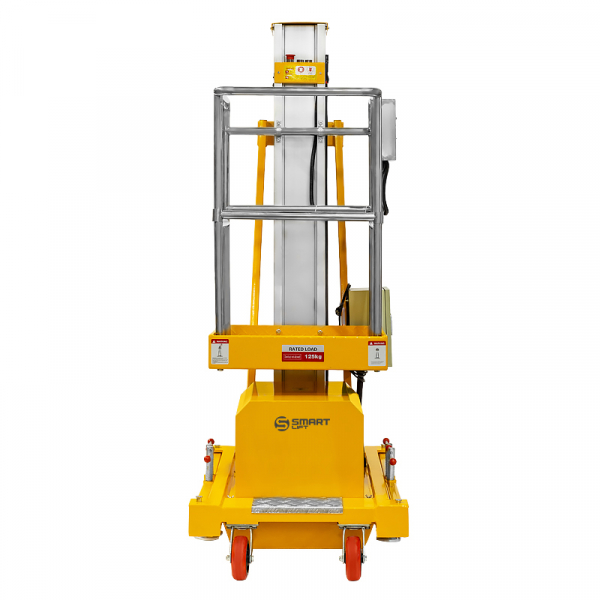Подъемник мачтовый несамоходный SMARTLIFT 81-5006, грузоподъемность 125 кг, рабочая высота 11700 мм, тип питания AC&DC