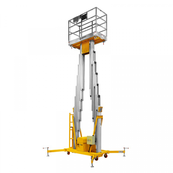 Подъемник мачтовый несамоходный SMARTLIFT 81-5008, грузоподъемность 200 кг, рабочая высота 9700 мм, тип питания AC&DC