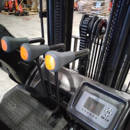 Электрический вилочный погрузчик Noblelift FE4P20QC Duplex mast (Свинц-кислот 360Ач, В-3000мм), высота подъема 3000 мм, грузоподъемность 2000 кг, ширина вил 100 мм