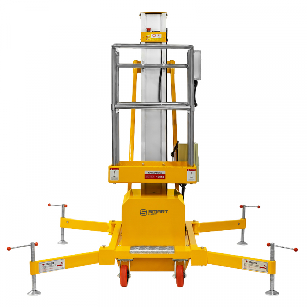 Подъемник мачтовый несамоходный SMARTLIFT 81-5005, грузоподъемность 125 кг, рабочая высота 11700 мм, тип питания Работает от сети 220 V