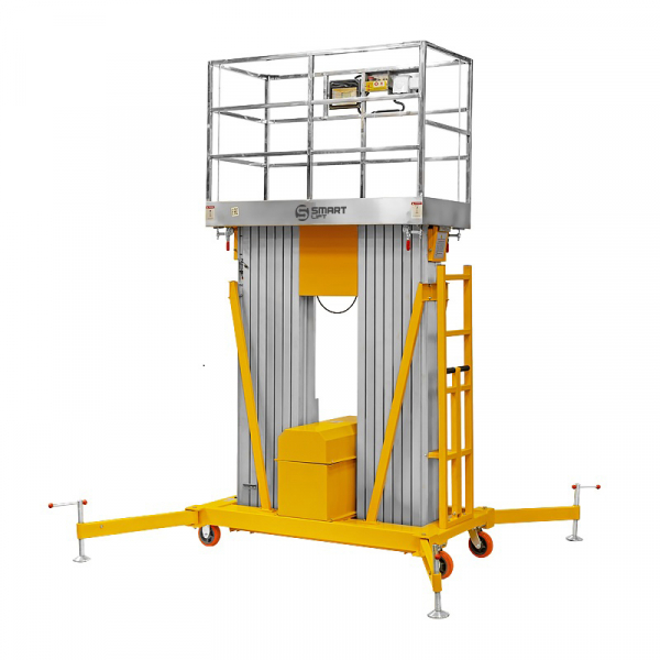 Подъемник мачтовый несамоходный SMARTLIFT 81-5033, грузоподъемность 200 кг, рабочая высота 11700 мм, тип питания Работает от сети 220 V