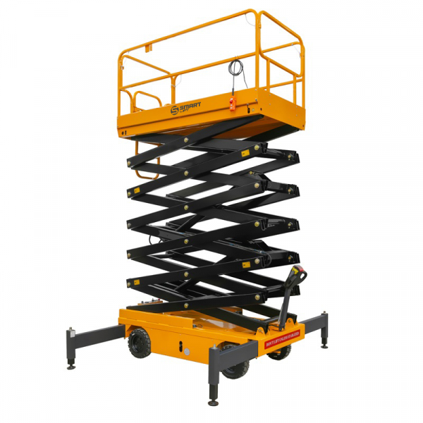 Подъемник ножничный самоходный SMARTLIFT 81-5024, грузоподъемность 500 кг, рабочая высота 12700 мм, тип питания DC (61 Ah)