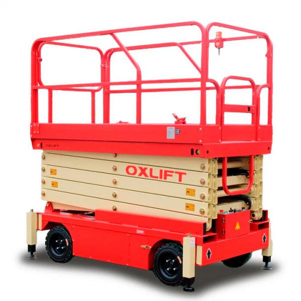 Ножничный подъемник OXLIFT 790873, грузоподъемность 500 кг