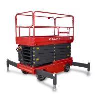 Самоходный ножничный подъемник OXLIFT 701062, грузоподъемность 300, рабочая высота 15 H1(м), размер платформы 2.15X1.14 L5xL3 (м)