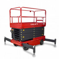 Самоходный ножничный подъемник OXLIFT 701062, грузоподъемность 300, рабочая высота 15 H1(м), размер платформы 2.15X1.14 L5xL3 (м)