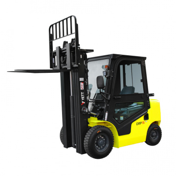 Дизельный погрузчик с кабиной YETT DRP15-XCK2-M300-3W-K, двигатель Xinchang 485, грузоподъемность 1500 кг