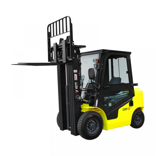Дизельный погрузчик с кабиной YETT DRP25-XC5K2-M300-3W-K, двигатель Xinchang 490, грузоподъемность 2500 кг