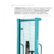 Ручной штабелер PROLIFT PRO TRV1020, грузоподъемность 1000 кг