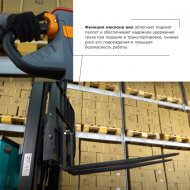 Штабелер с выдвижной мачтой (мини-ричтрак) PROLIFT PRO MRV2030, грузоподъемность 2000 кг