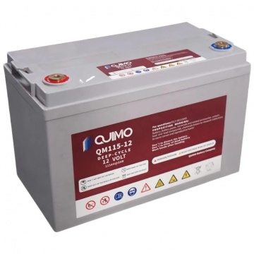Свинцово-кислотные АКБ (+AGM) QUIMO Батарея тяговая AGM 12V 115Ah QM115-12