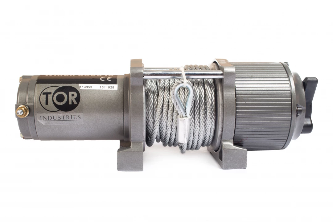 Лебедка TOR (1588 кг/15 м) автомобильная 12 V P3500-1D, напряжение 12 В