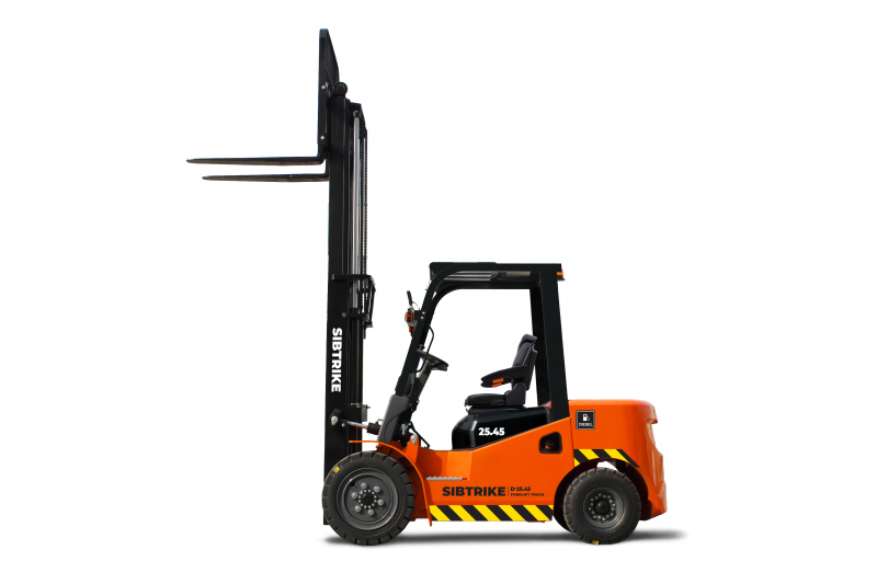 Вилочный дизельный погрузчик Sibtrick SIBTRIKE D25/45 2500 кг, высота подъема 4500 мм, грузоподъемность 2500 кг