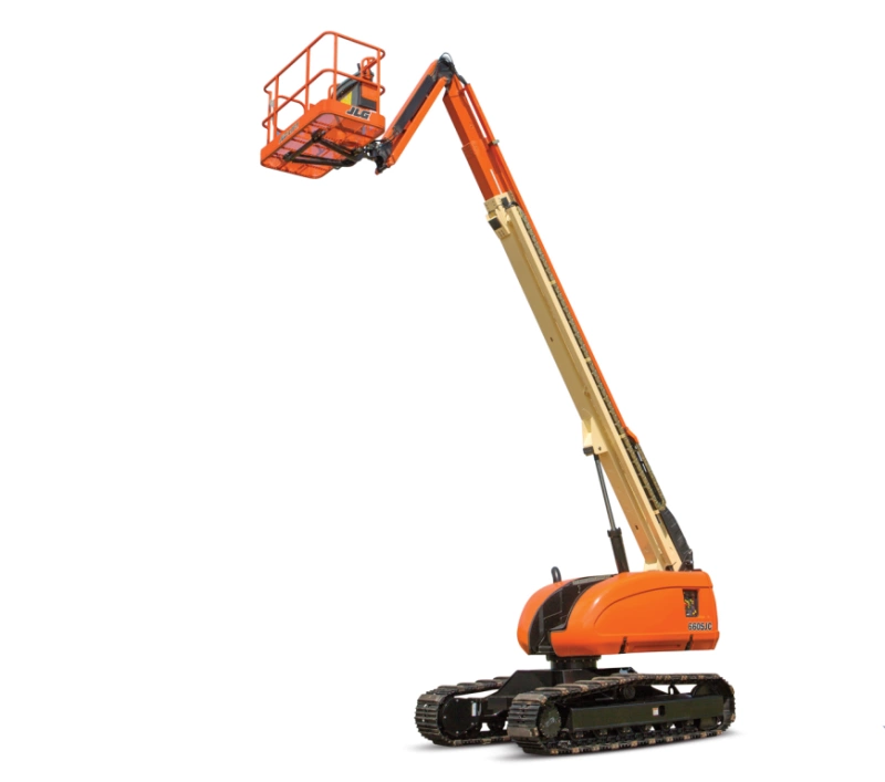 Телескопический подъемник JLG 600SJC, грузоподъемность 230 кг, размер платформы 0.91×2.44 м