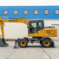 Колесный экскаватор SINOMACH GHT160W, эксплуатационная масса 15000 кг