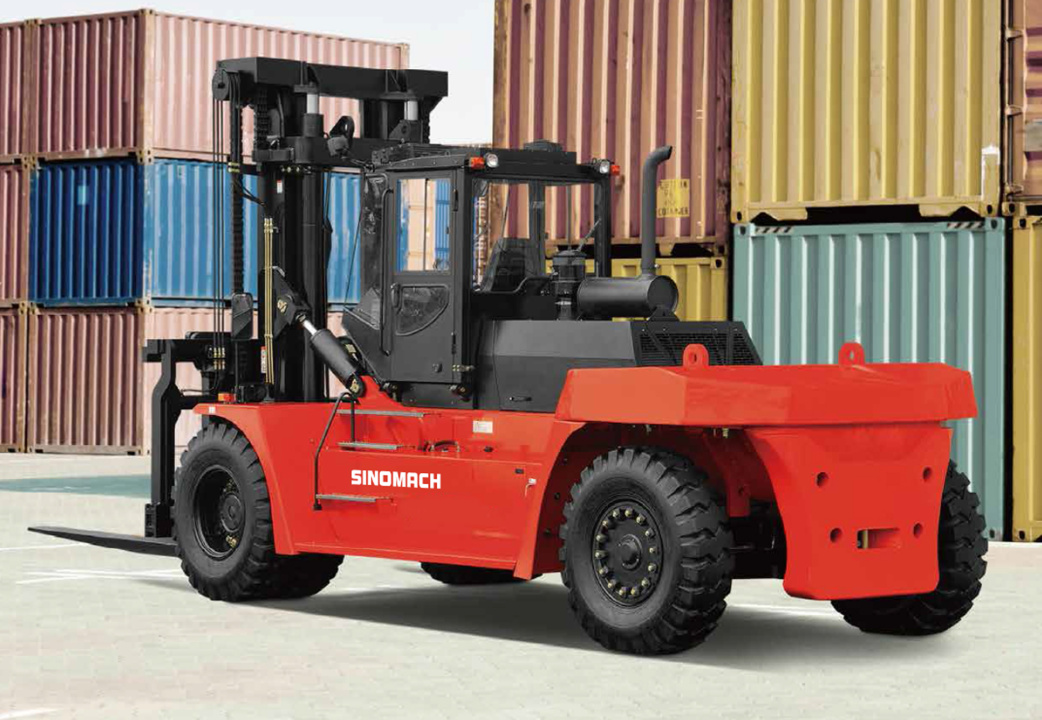 Вилочный погрузчик SINOMACH CPCD160, двигатель DONGFENG COMMINS BTAA5.9-C160 / COMMINS QSB6.7-C160, высота подъема 3000 мм