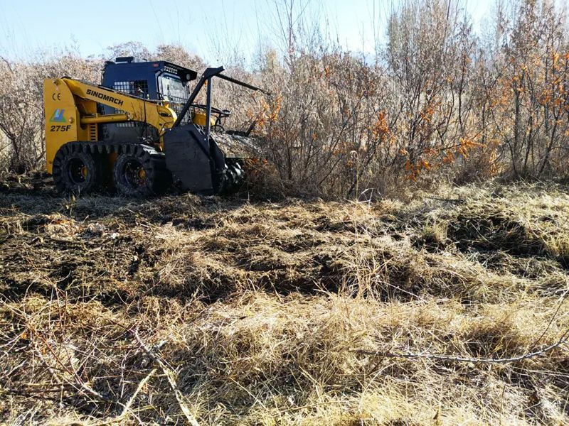 Мини-погрузчик SINOMACH 275F, двигатель MITSUBISHI S4S-DT