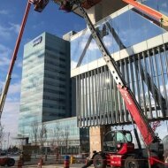 Фронтальный телескопический погрузчик MAGNI TH 5,5.15, грузоподъемность 5500 кг