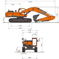 Гусеничный экскаватор DEVELON DX300LCA-7M, мощность двигателя 205 л.с.