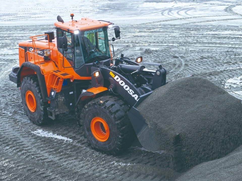 Фронтальный погрузчик DEVELON DL580