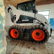 Спецтехника Накидные гусеницы на мини-погрузчик металлические