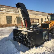 Для фронтальных погрузчиков Снегоочиститель с автономным двигателем