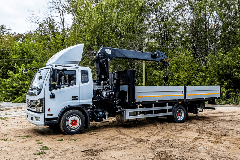 Кран-манипулятор Z-Ton 524 на шасси Dong Feng C120L 4×2