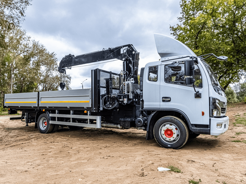 Кран-манипулятор Z-Ton 524 на шасси Dong Feng C120L 4×2