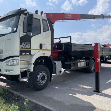 Краны-манипуляторы Horyong КМУ HRS216 на шасси FAW CA3250, борт 6500 мм