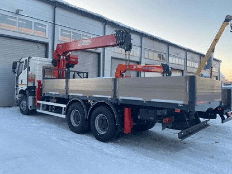 Краны-манипуляторы Horyong КМУ HRS216 на шасси FAW CA3250, борт 6500 мм