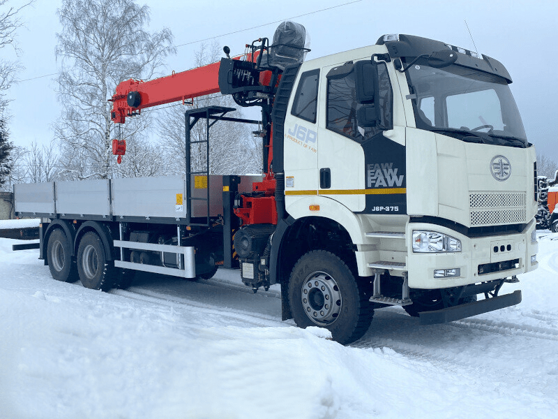 Кран-манипулятор Hangil HGC976 8 тонн на шасси FAW 3250 6×4