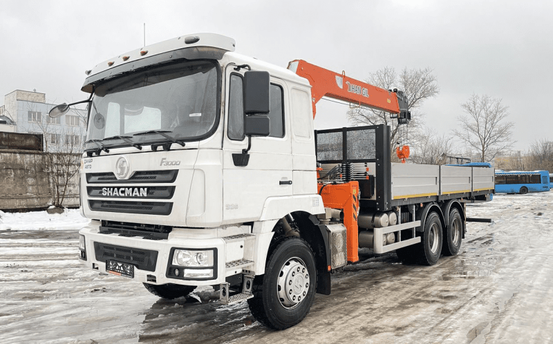 Кран-манипулятор Hangil HGC756 на шасси SHACMAN 6×4