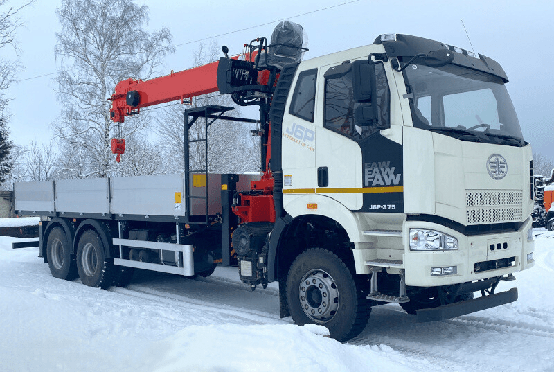 Кран-манипулятор Hangil HGC 986 8 тонн на шасси FAW CA3250