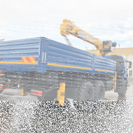Кран-манипулятор Soosan SCS736L2 на шасси КамАЗ 65117