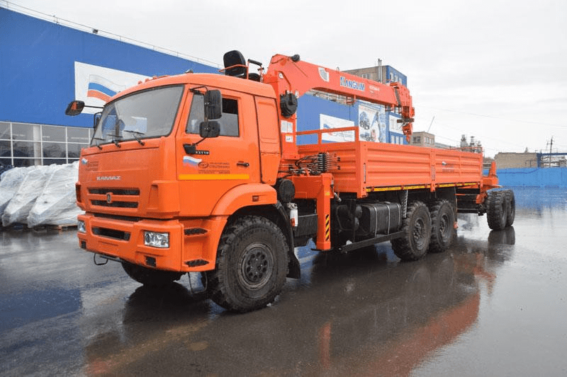 Кран-манипулятор Kanglim KS-1256G-II (780542) на шасси КамАЗ 43118-3027-50