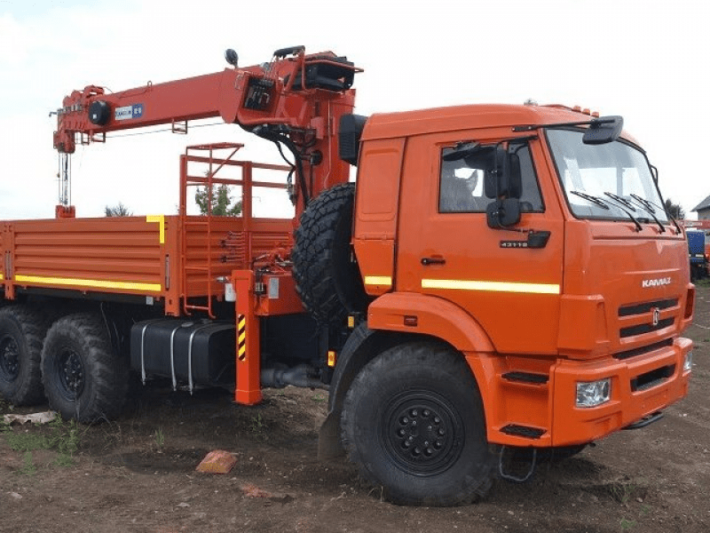 Кран-манипулятор Kanglim 2056 SM на шасси КамАЗ 43118