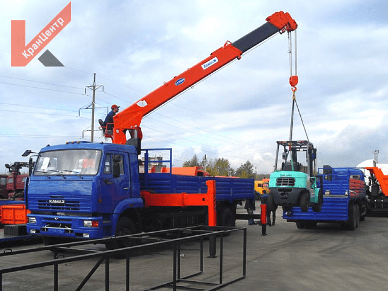 Кран-манипулятор Kanglim 2056 SM на шасси КамАЗ 43118